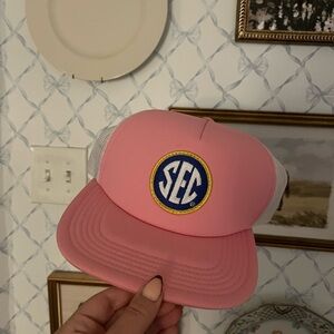 Pink Cap with SEC Logo